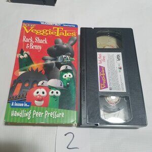 Veggie Tales Rack, Shack & Benny Big Idea's VHS Tape 2 - Bundle & Save
